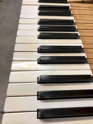 Ponçage et polissage du clavier en ivoire de votre piano
