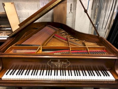 Remplacement a neuf d'une mécanique d'un piano a queue Steinway & Sons Model O de 1906 pour une cliente d'Eygalières